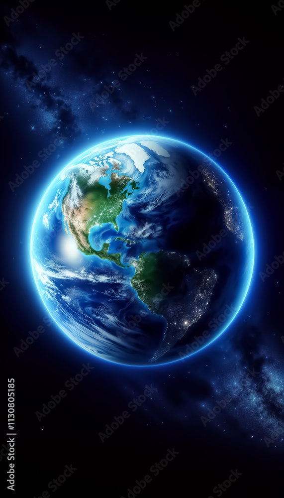 Fototapeta premium Earth in space