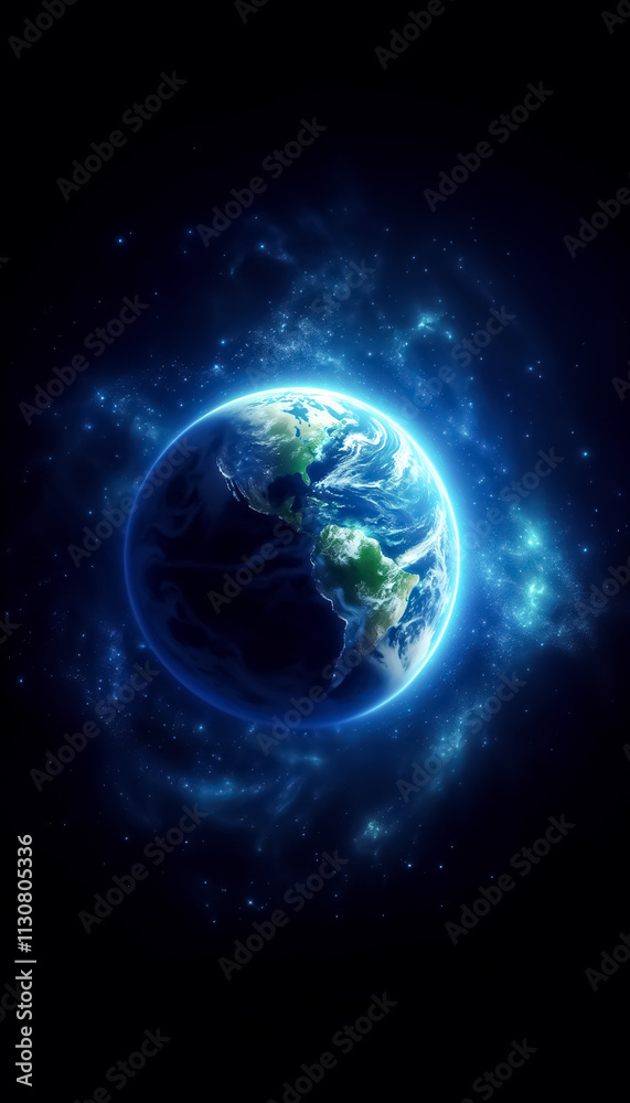 Fototapeta premium Earth in space