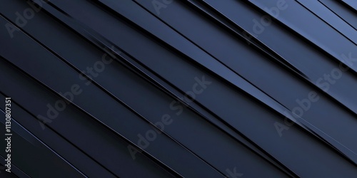 Dark blue background with diagonal stripes of metallic dark navy, a minimalist design, and sleek lines for an elegant touch.