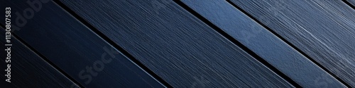 Dark blue background with diagonal stripes of metallic dark navy, a minimalist design, and sleek lines for an elegant touch.
