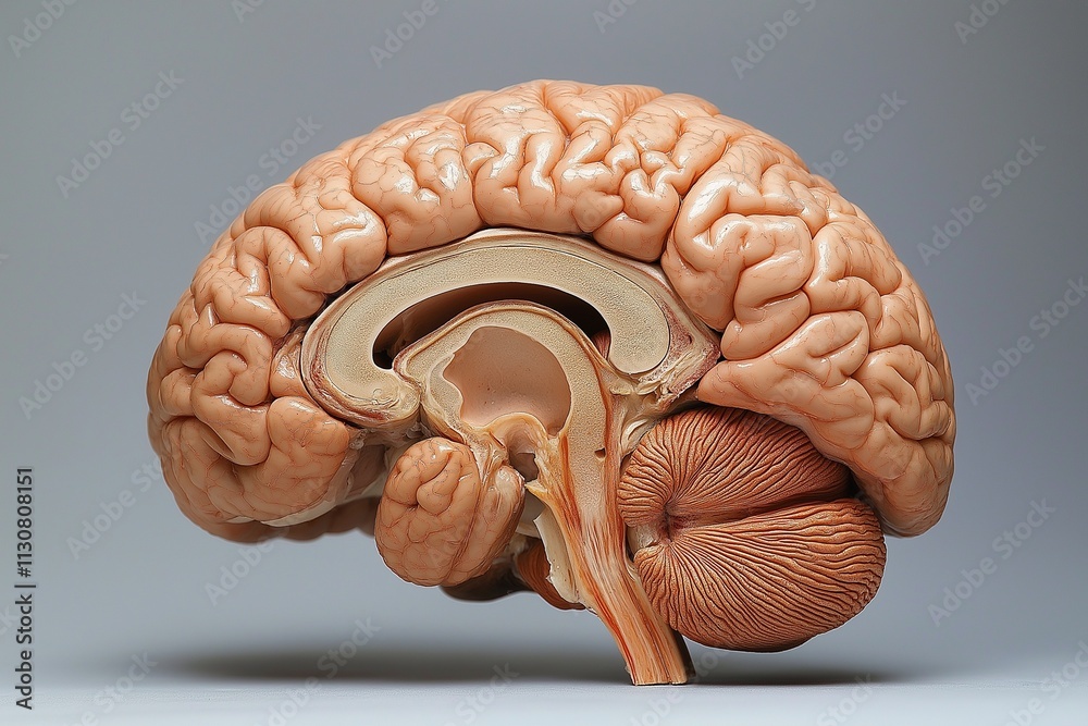 Poster Human Brain Anatomy: A detailed anatomical model of the human ...