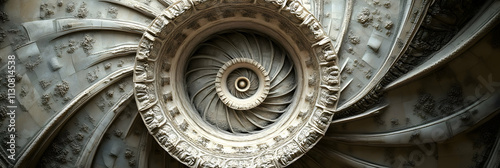 Spiral Architectural 3D Illustration