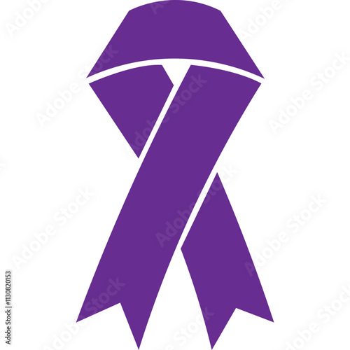 Dementia Awareness Purple Icons