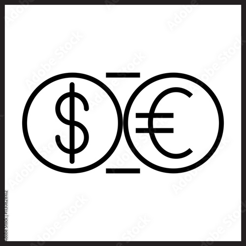 Currency Exchange icon Design