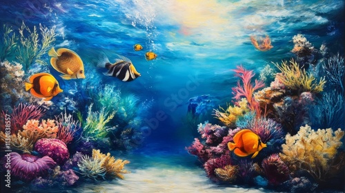 Wallpaper Mural underwater world Torontodigital.ca