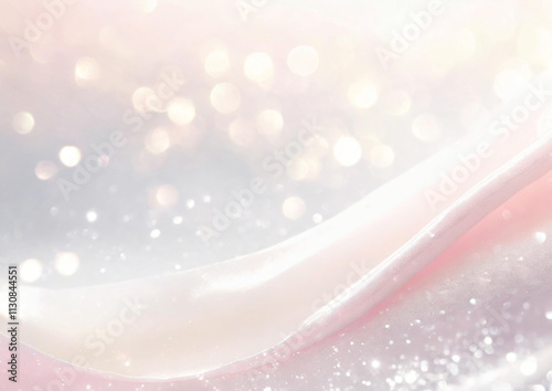 ピンクとシルバーの光の背景素材