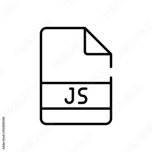 Javascript File vector icon