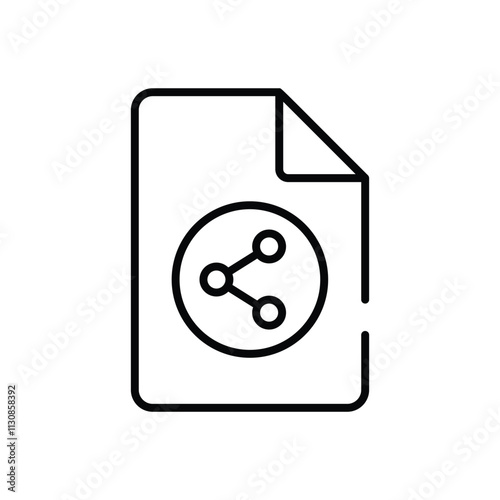 Share File vector icon