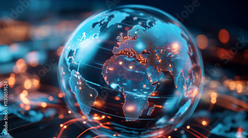 A company outsourcing global operations to different countries, focusing on cost efficiency, local talent, and logistics management.