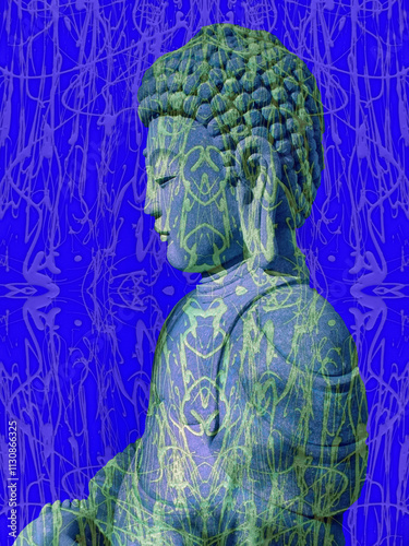 Abstract Buddha