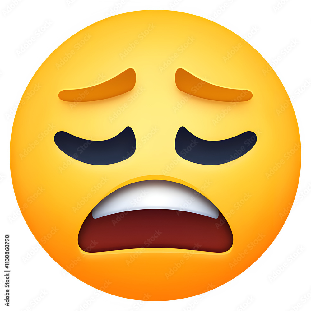 Obraz premium Sad Face Emoji 