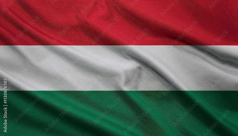 Obraz premium Flag of the Hungary