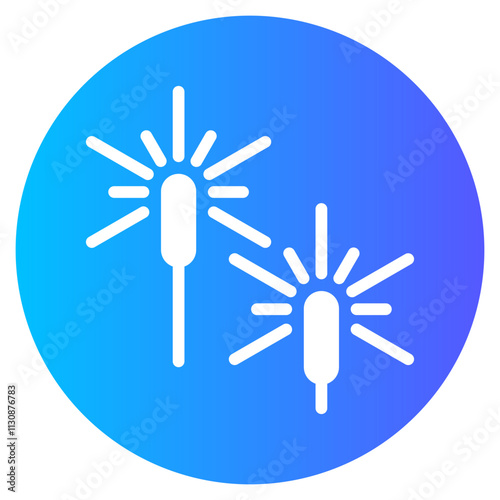 sparkler gradient icon