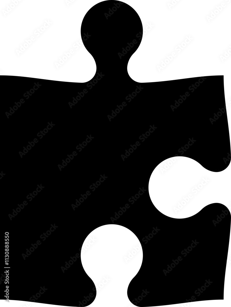 Obraz premium Border puzzle piece