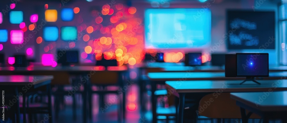Fototapeta premium Transforming education innovative ar/vr classrooms for interactive learning environments