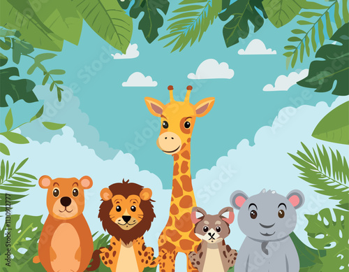 set of animals