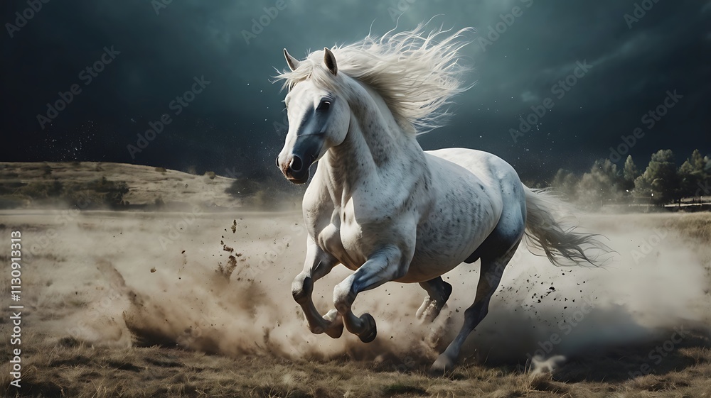 Fototapeta premium horse running