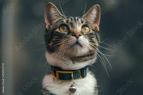 Hybrid cat with capsule collar and bell