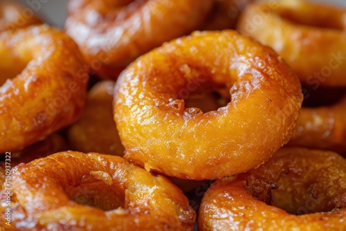 Intense close up of Mahamri Swahili donuts a popular dish in Kenya s coastal region and Zanzibar photo