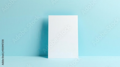 A vertical greeting card mockup template with space for custom designs and text, mock-up, creative