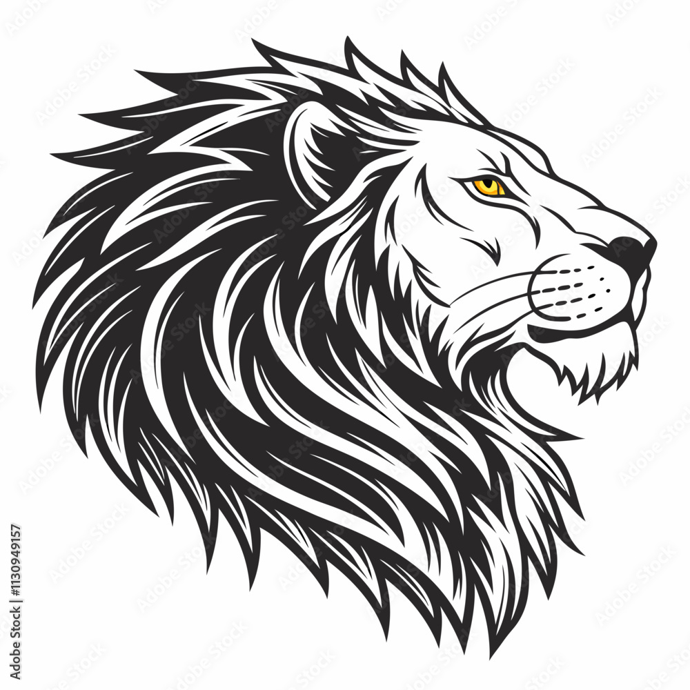custom made wallpaper toronto digitallion head vector
