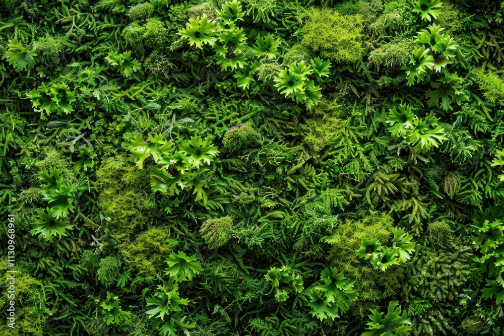 Obraz premium Mossy texture wallpaper with copy space