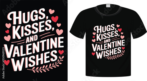 Happy Valentine's Day T-Shirt Design, Ready For Print