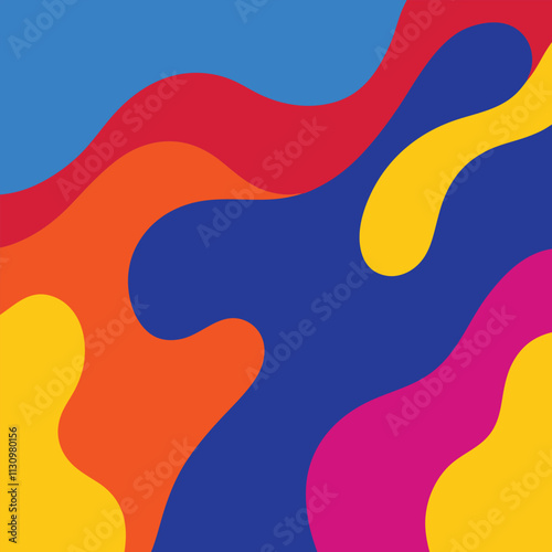 Original name(s): An abstract fluid multicolor background with vibrant, swirling hues and dynamic motion