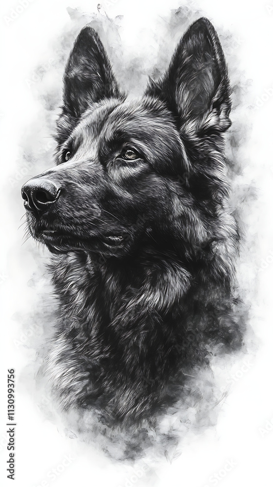 Realistic pencil sketch closeup golden retriever high resolution hd picture Realistic pencil sketch closeup golden retriever high resolution hd picture
