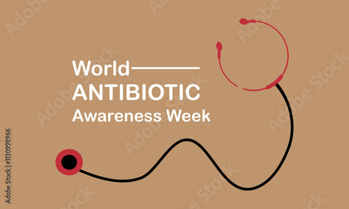 Vector Graphic Of World Antibiotic Awareness Week Good For World Antibiotic Awareness Week Celebration. November 18. European Template.