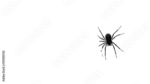  a cobweb with a black spider isolated on a transparent background