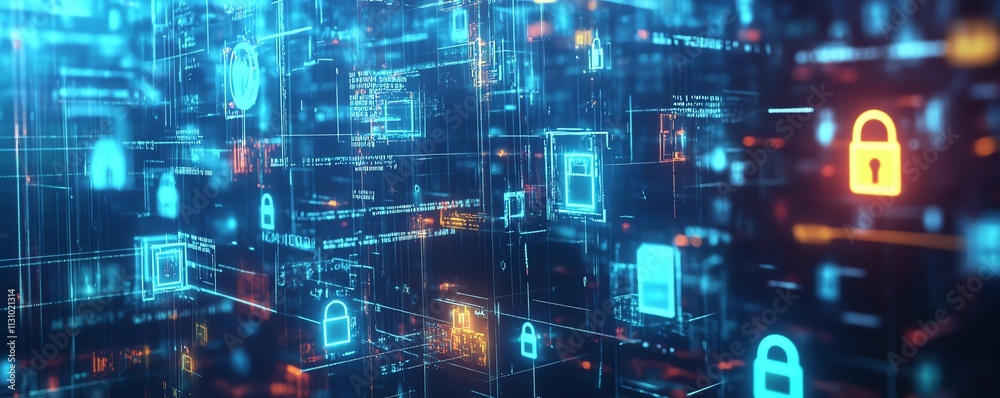 Obraz premium A conceptual depiction of technology ethics