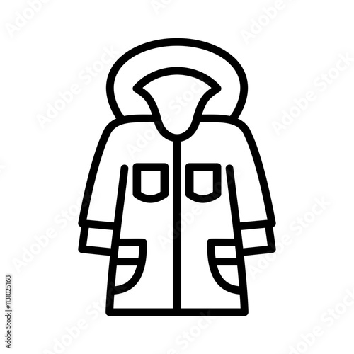 Coat  Icon Element For Design