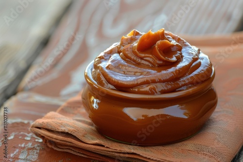 Traditional Latin American sweet dulce de leche photo