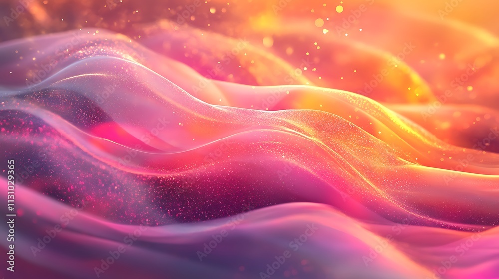 Fototapeta premium Vibrant Gradient Wave Backgrounds - Abstract Fluid Patterns in Purple, Pink, and Blue Tones for Stock Imagery and Digital Designs