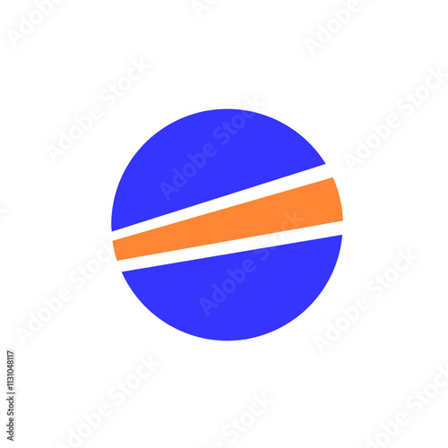 country circle flag button logo