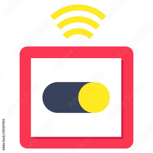 An Icon design of smart switchboard
