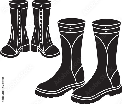 set of boots for your design