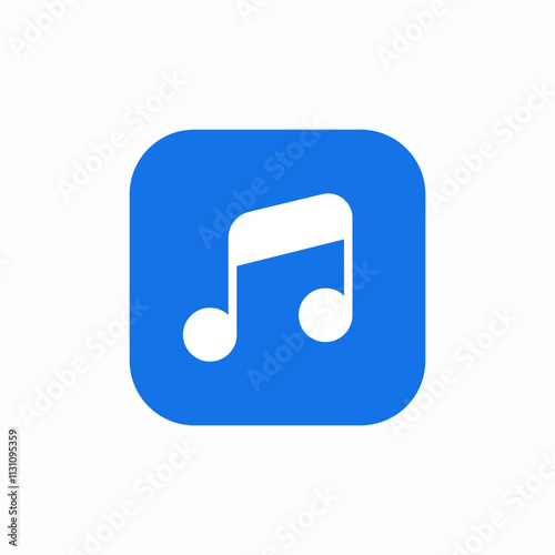 music note icon sign vector