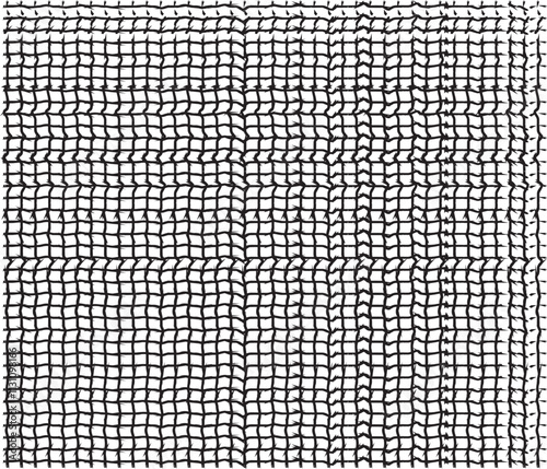 Mosquito net, close up.
Cotton fibers texture in black and white - textured background.
