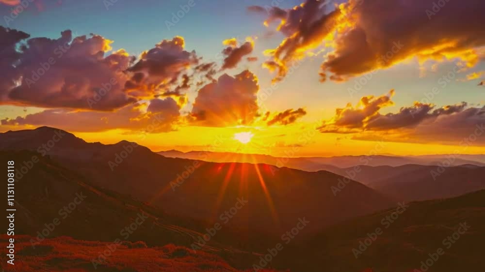custom made wallpaper toronto digitalsunset in the mountains