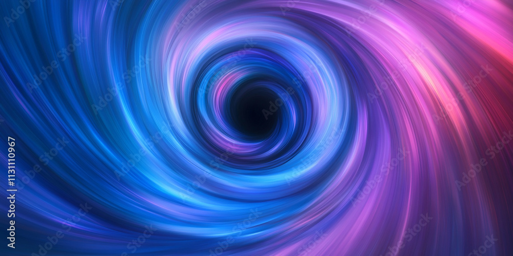 Obraz premium A swirling vortex of colors, with shades of blue and purple blending into each other, creating an abstract background