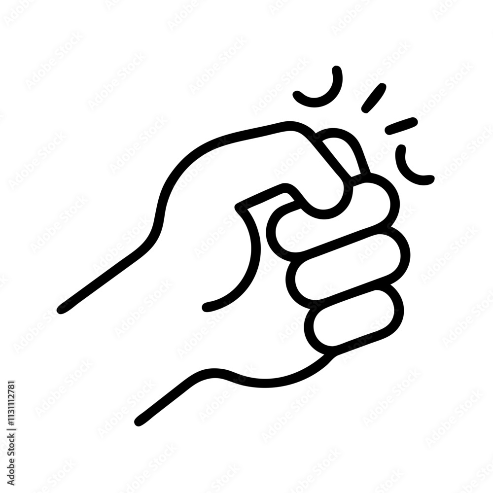 Obraz premium squeeze stress ball icon, mental health line art, health awareness icon - simple black line art icon of squeeze stress ball, for mental health celebrations. health awarenes vector art.