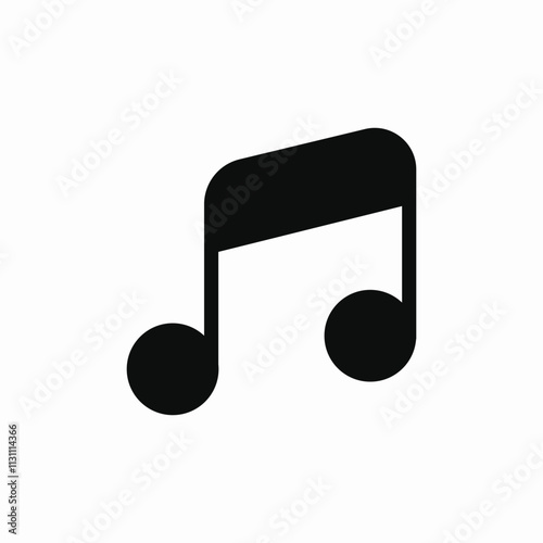 music note icon sign vector