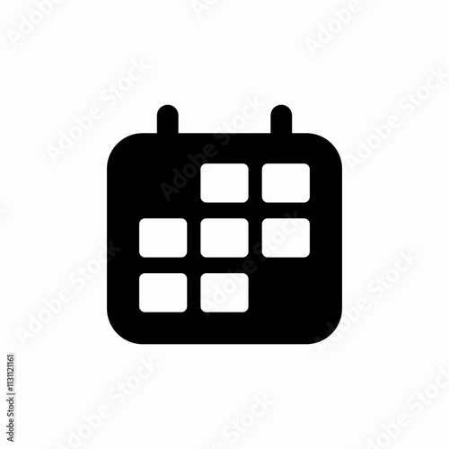 date calendar icon sign vector