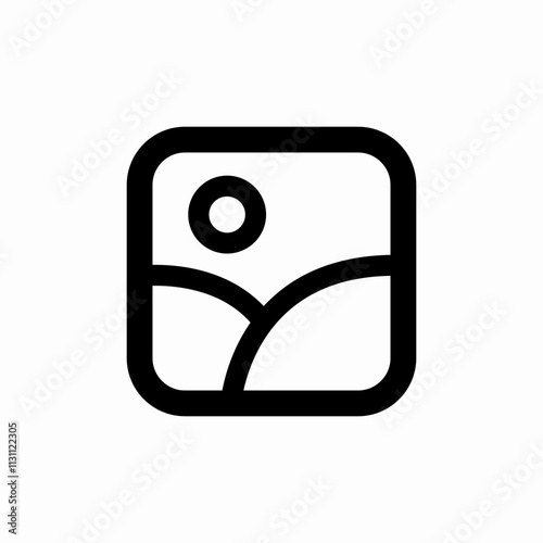 photo image icon sign vector