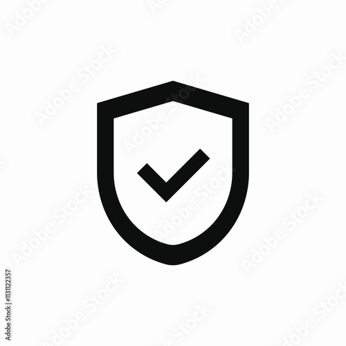 protection shield icon sign vector
