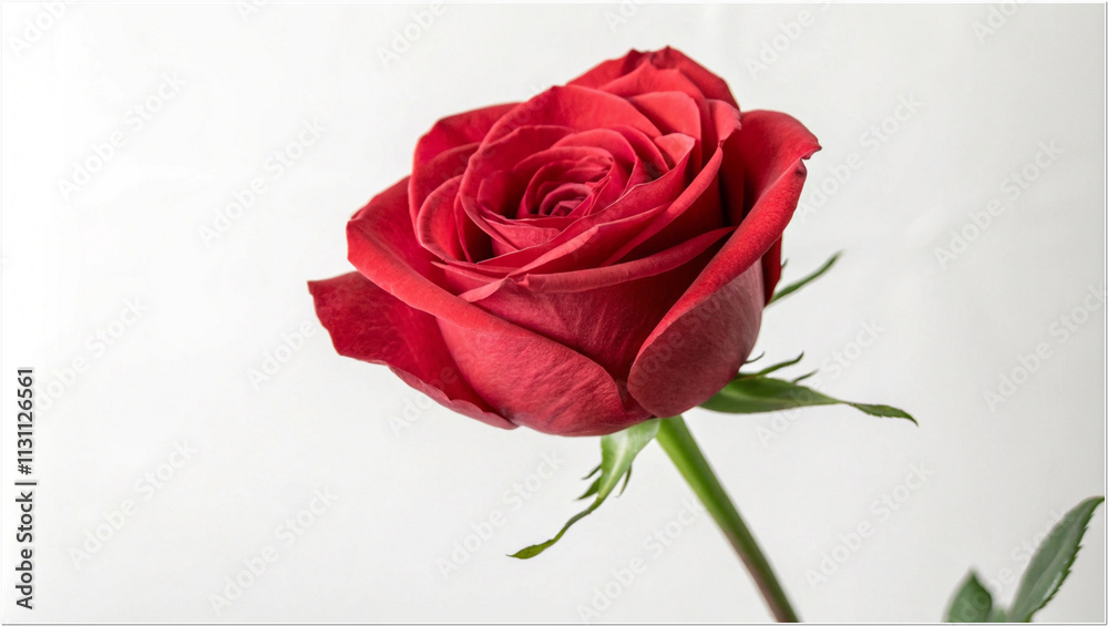 Fototapeta premium rose isolated on a white background