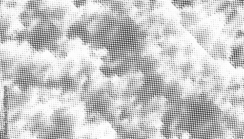 Black and white abstract geometric halftone pattern for sporty background and jersey design. Fully editable vector element. Vector Format Illustration 