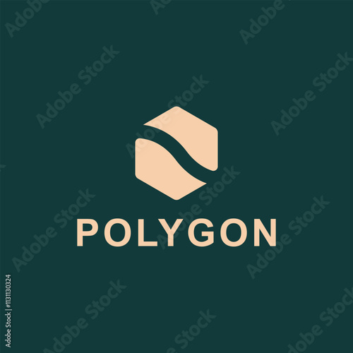 Creative and modern polygon logo for your business identity.